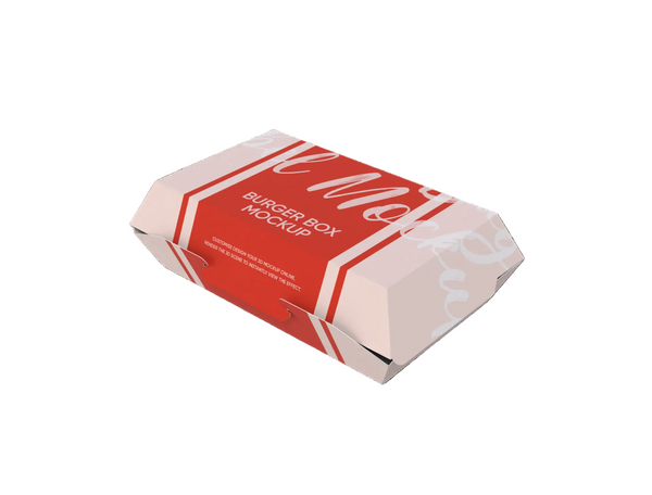 Բուրգերի տուփ ուղղանյունաձև